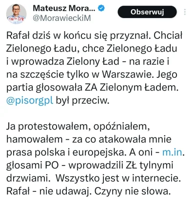 splinter96 - Morawiecki to zaraz będzie drugi Wałęsa, który dzielnie rozwalał zielony...