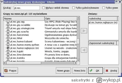 salcefrytki - @Teuvo: ile ja się na grupach dyskusyjnych nasiedziałem
