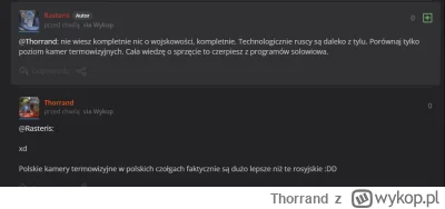 Thorrand - #wojna #ukraina 

Ej, to prawda, że polska technologia wojskowa jest dużo ...