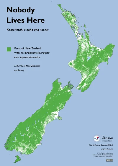 Lifelike - #graphsandmaps #geografia #demografia #nowazelandia #mapy #ciekawostki