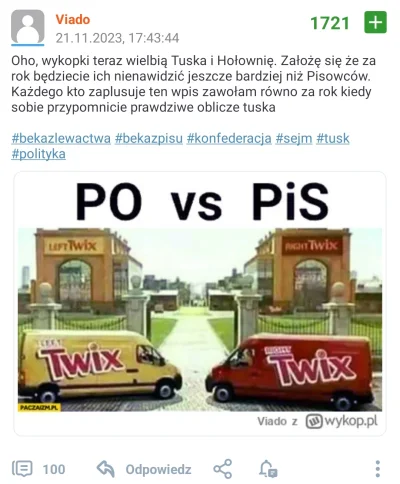 Kagernak - Rok temu kolega @Viado złożył taką obietnice. Ja sobie pomyślałem "g---o a...