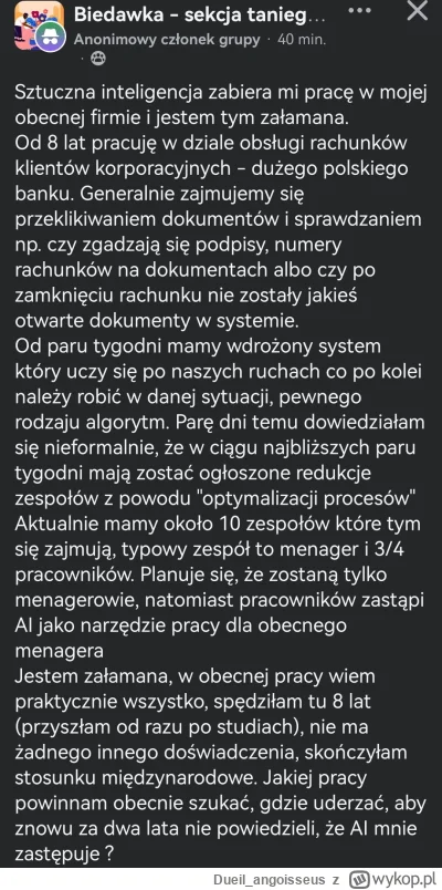 Dueil_angoisseus - Różowa znalazła sobie wygodną pracę biurową którą może robić małpa...