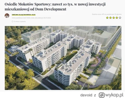 davoid - #nieruchomosci 

Mokotów Sportowy - za i przeciw.

Za:
- 12 900 zł/m²

Przec...