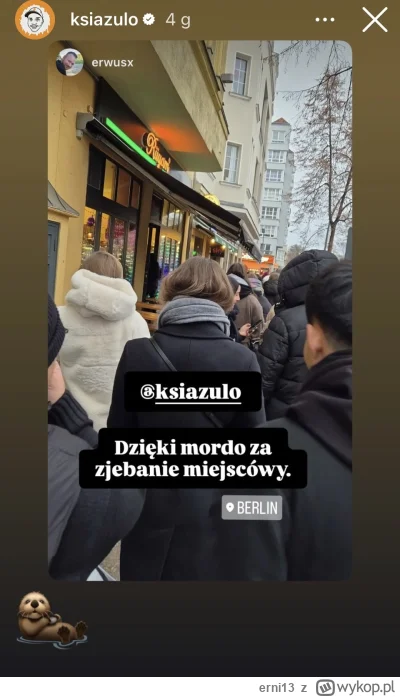 erni13 - Abstrakcją jest dla mnie to, że polski youtuber pojechał do Berlina, wybrał ...