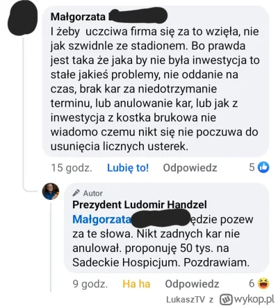 LukaszTV - Bądź prezydentem miasta i strasz mieszkańców pozwami za pisanie negatywnyc...