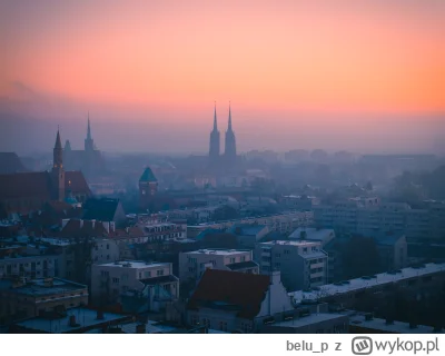 belu_p - Zamglona Katedra na Ostrowie, tuż przed wschodem słońca.

#wroclaw #fotograf...