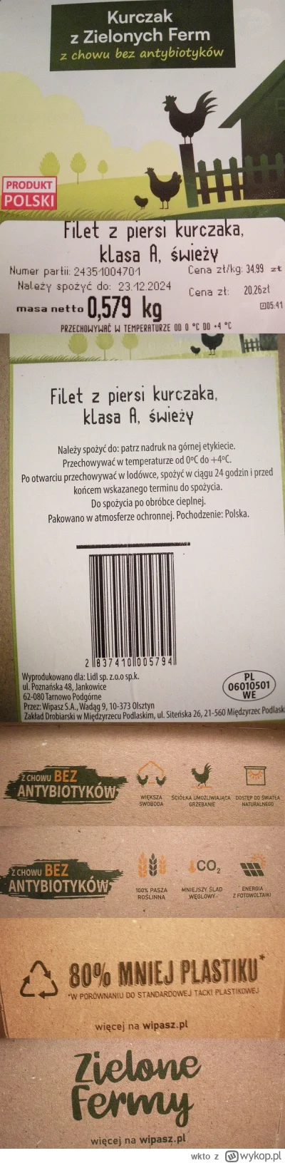 wkto - #listaproduktow
#filet z p----i #kurczak­­­a Kurczak z Zielonych Ferm #lidl
#k...