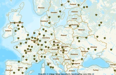 Lolenson1888 - Elektrownie jądrowe w Europie.
Największa mapa hańby rządzącego od 200...