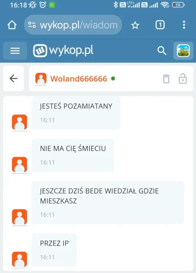 Jodmen - To prawdopodobnie mój ostatni post , jestem w tym momencie namierzany lub ju...