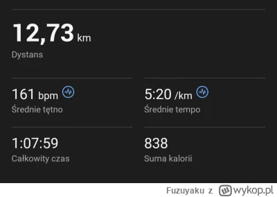 Fuzuyaku - 54 743,16 - 7,45 - 6,02 - 12,73 = 54 716,96

Klepanko, mocniejsze 6km na p...