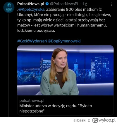 alibaski - @FaulesEi:  haha przypomnę ta pani jest w koalicji i dzięki jej partyjce d...