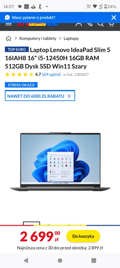 LateMacchiato - Witam i o zdrowie pytam 

Czy taki laptop jest wart swojej ceny? Szuk...