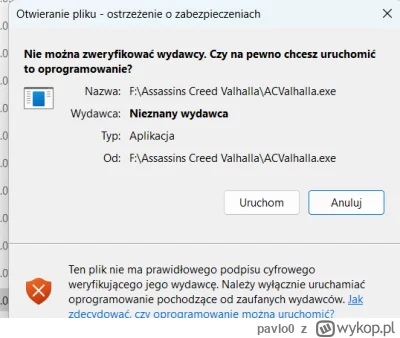 pavlo0 - #windows10 #windows11 #windows #gry
Chce odpalić assassin valhala ale wyskak...