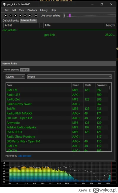 Xeyo - Po kilku tygdniach, pokochalem alternatywe: foobar2000
Wszystko dziala jak pow...