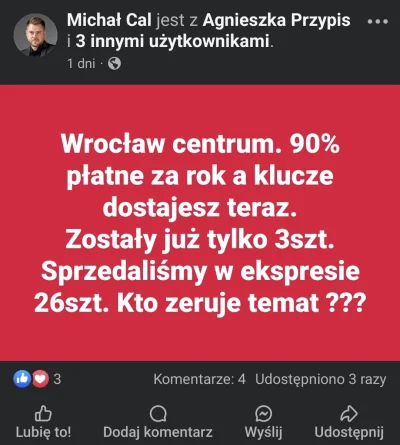 Metylo - Który deweloper jest taki zdesperowany, że oferuje takie płatności z kluczam...