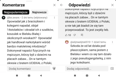 pelt - Taki dostałem zrzut ekranu komentarza o Piotrze Pająku z kanału Podróże Wojown...