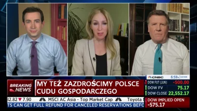 Chalaballa - Tymczasem w CNBC gdy zobaczyli dzisiejsze wydanie #wiadomosci w #tvpis (...