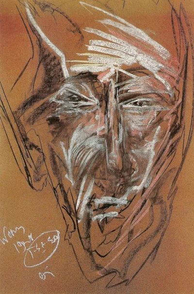 C.....l - Sztuka na dziś:

Witkacy, Portret Bohdana Filipowskiego, 1928, pastel na pa...