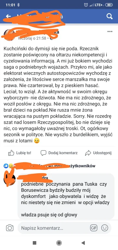 szczurek_87 - Moja rodzina, zagorzali fani PiSu kopiują na swoje FB tablice taki oto ...