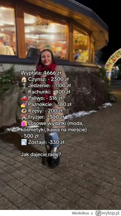 WielkiNos - Zostaje 300 zł z wypłaty, ale sztuczne rzęsy i sztuczne paznokcie muszą b...