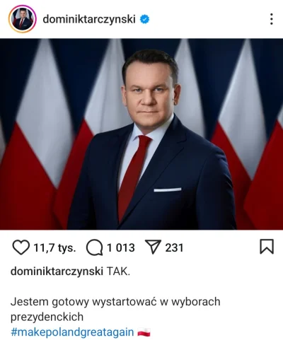 MarjuszZBrajton - Wyobrażacie sobie to? Największy POLAK prezydentem Polski. Będzie m...