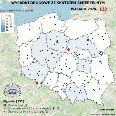 Salido - Minął 23. (z 73) dzień wakacji. 

W ciągu ostatniej doby miały miejsce 3 wyp...