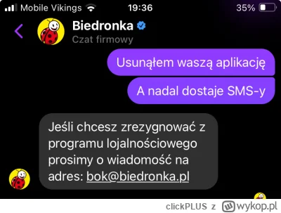 clickPLUS - Dobra teraz już na poważnie, usunalem aplikację MB - bo mnie w-------y SM...