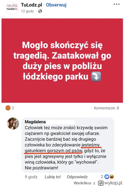 WielkiNos - @text nie to tak nie działa. Według psiarzy jesteśmy gorsi od psów.