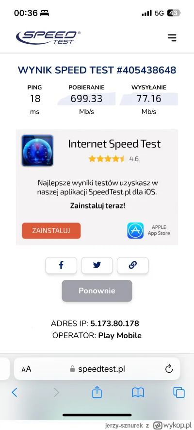 jerzy-sznurek - @hospes: Ja tam nie narzekam - może mieszkasz na zadupiu?