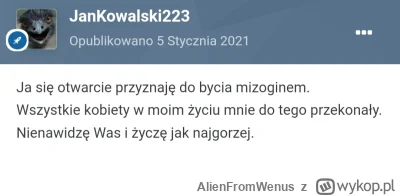 AlienFromWenus - Incwelstwo ubzdurało sobie, że ludzie nimi gardzą, bo nie roochali, ...