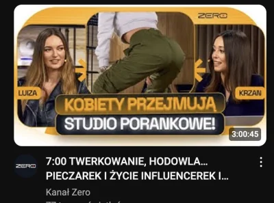 okoboji - Bezbecja Kanału zero, pierwszy "poranek" prowadzący przez dziewczyne i jedy...