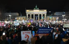 Nawet 100 tys. ludzi na ulicach Berlina. Skala protestu zaskoczyła