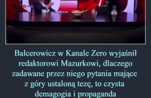 Jak w 60 sekund pokazać manipulacje Mazurka z Kanału Zero