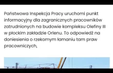 Inspekcja pracy uruchomi punkt zgłoszeń na orlenie, czy to ma prawo działać