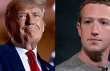 Zuckerberg z ogromną darowizną dla Trumpa. Najpierw go zwalczał, teraz się...