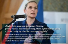 Nowacka: "Polscy naziści zbudowali obozy". MEN się tłumaczy