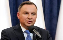 Andrzej Duda: odmawiam podpisania ustawy