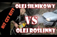 Olej silnikowy VS roślinny HIT CZY KIT