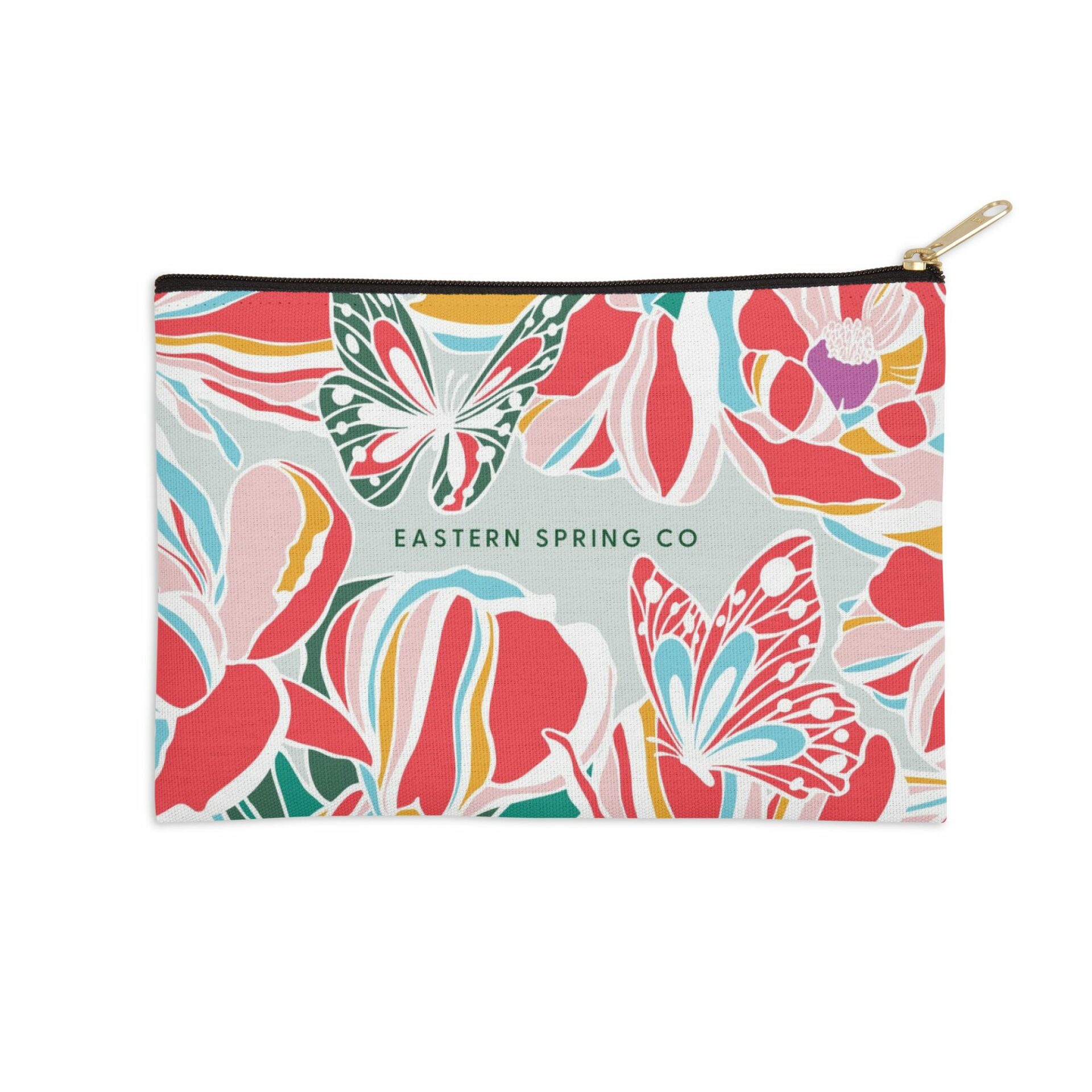 THE MAGNOLIAS AND BUTTERFLIES, Zip pouch