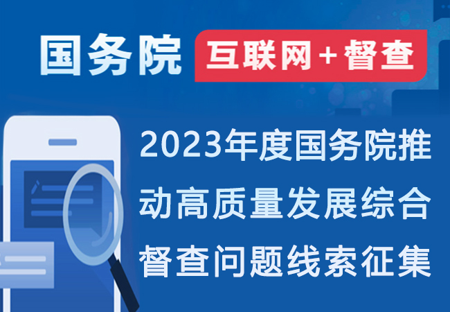 2023年度国务院推动高质量发展综合督查问题线索征