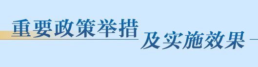 重要政策举措及实施效果