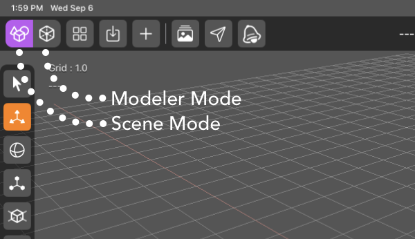 DGArt Scene Modeler Mode