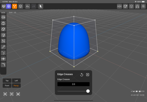 iPadOS DGArt 3D Modeler and Renderer Screenshot