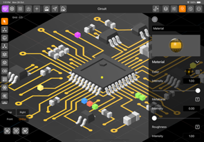 iPadOS DGArt 3D Modeler and Renderer Screenshot