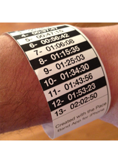 Pace Band Wrist Band