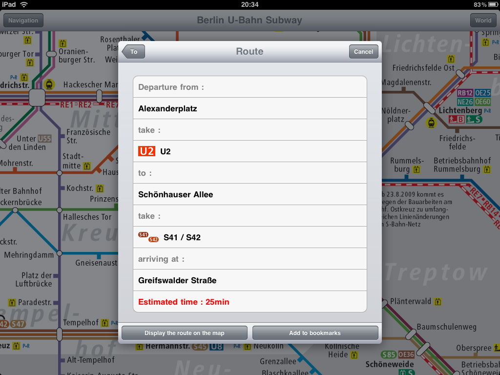 Berlin Subway for iPad