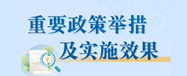 重要政策举措及实施效果